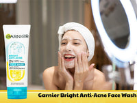 Garnier Bright Anti-Acne 3-in-1 Cleanser 100ml - INDONESIA - 8994993018222