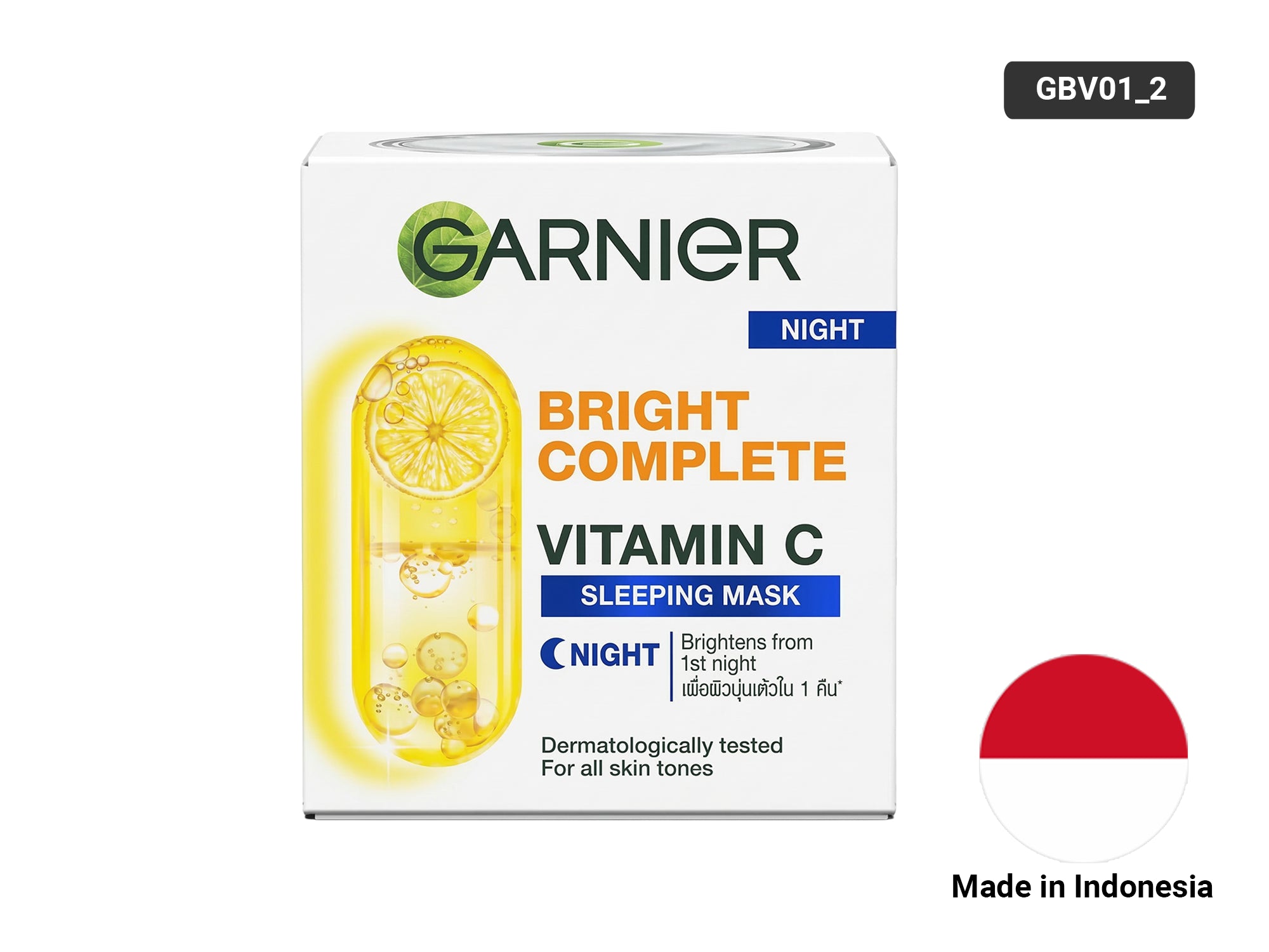 Buy Original GARNIER Bright Complete Vitamin C Night Cream 50ml in Sri Lanka