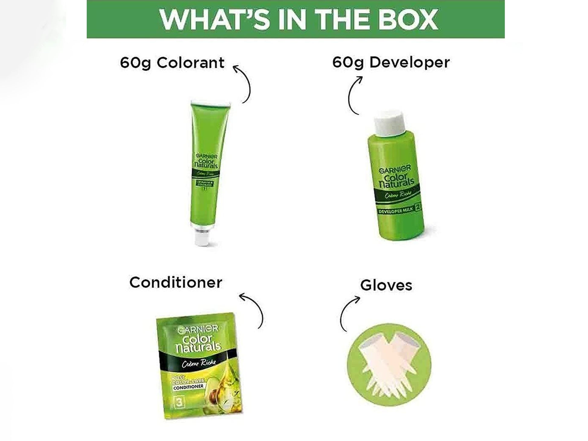 Buy Original Garnier Hair Color Natural Black 35ml + 30g in Sri Lanka