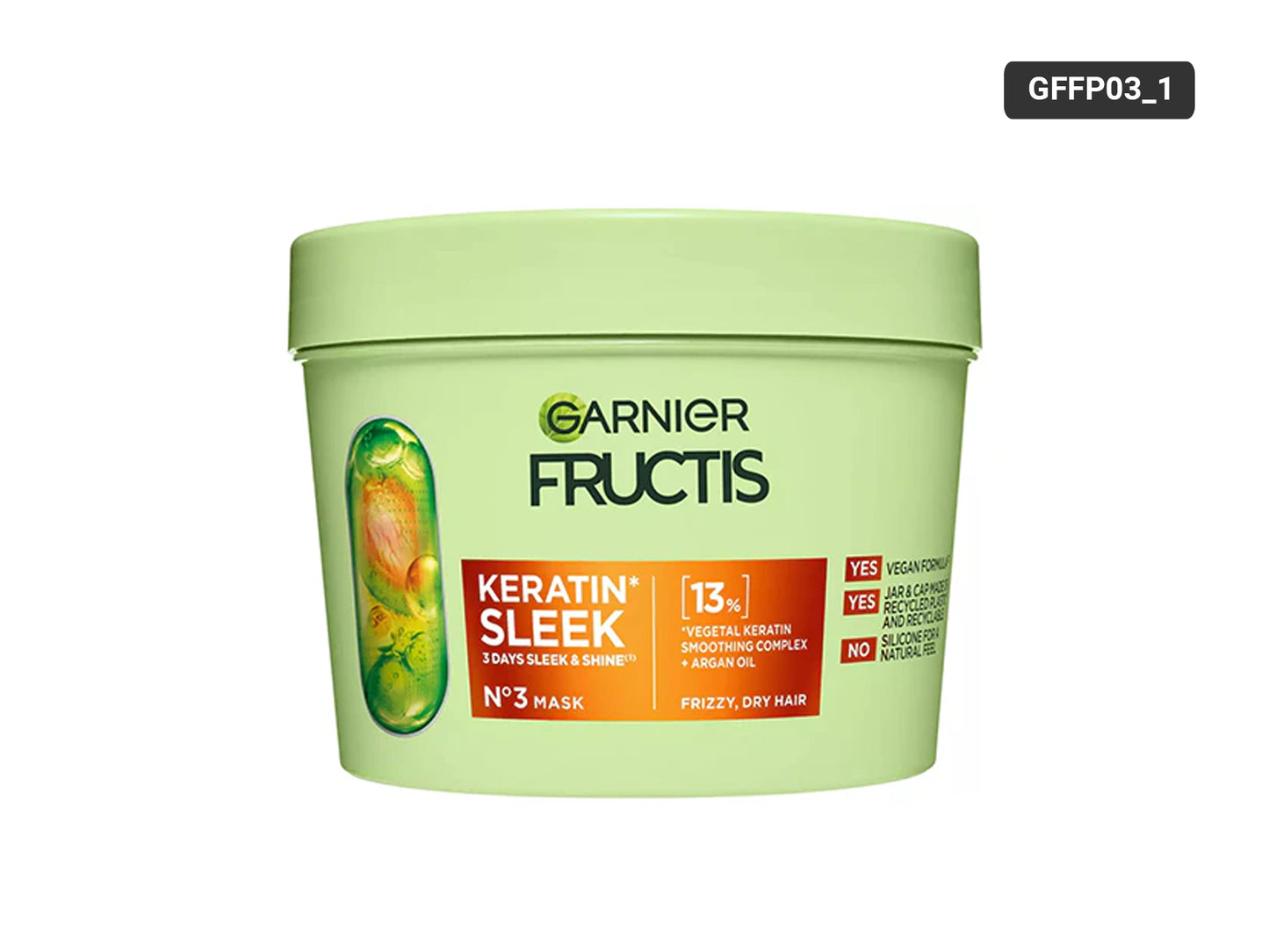Garnier Fructis Keratin Sleek Hair Mask 370ml in Sri Lanka