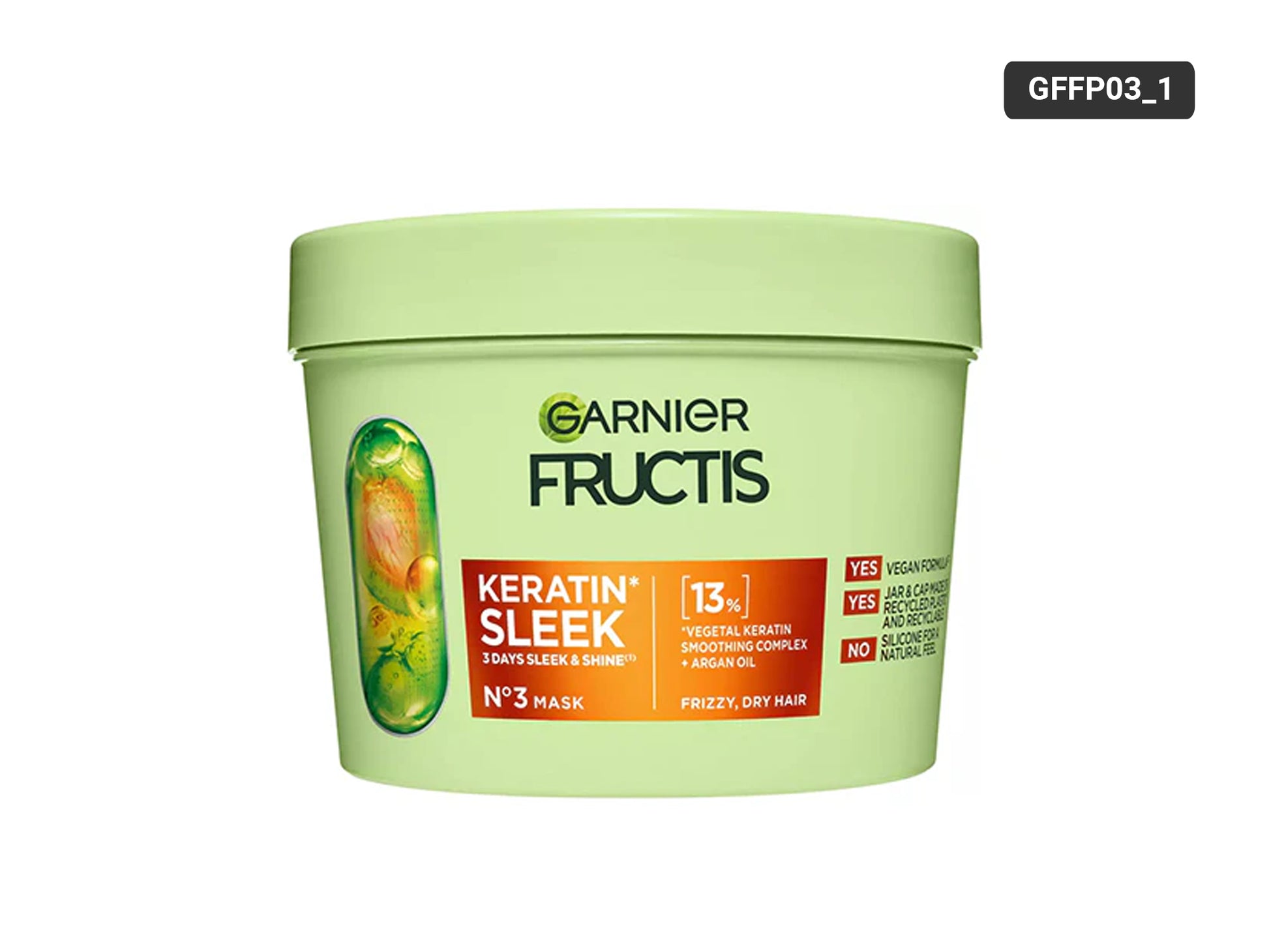 Garnier Fructis Keratin Sleek Hair Mask 370ml in Sri Lanka