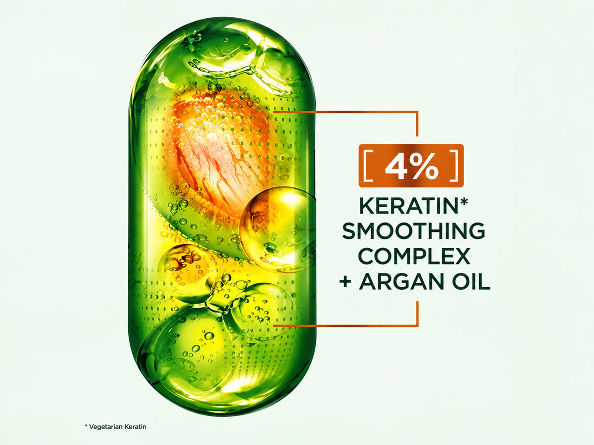Garnier Fructis Keratin Sleek Shampoo 200ml