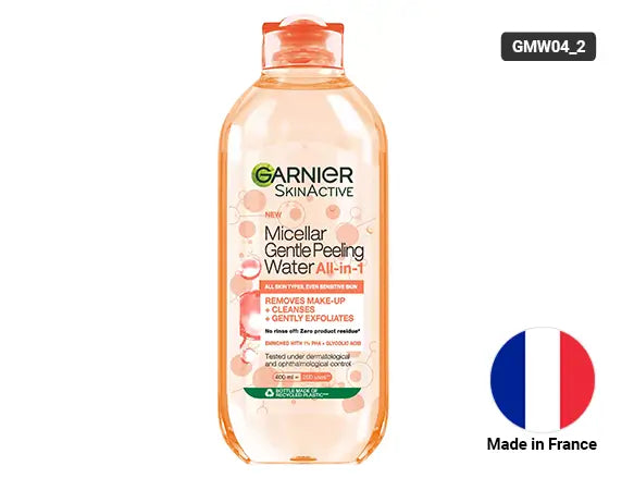 Garnier Skinactive Micellar Gentle Peeler Water All in 1 400ml - France in Sri Lanka
