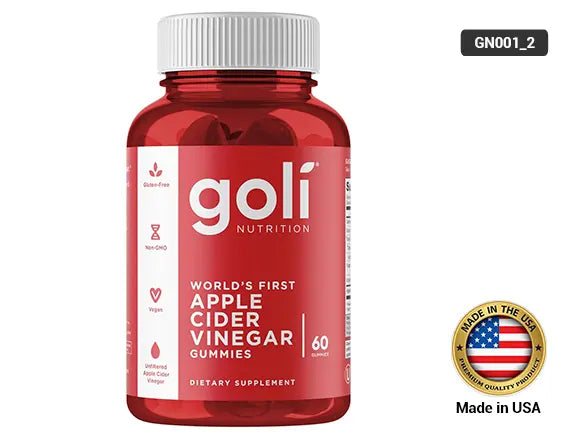 Goli Nutrition Apple Cider Vinegar Flavored 60 Gummies in Sri Lanka