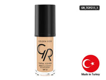 Golden Rose Total Cover 2 in 1 Foundation and Concealer