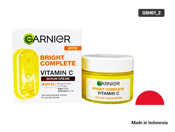 Buy Original Garnier Bright Complete Vitamin C Serum Cream SPF30 50ml in Sri Lanka