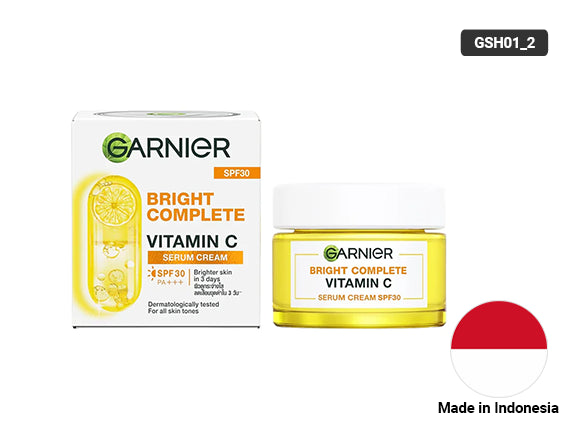Buy Original Garnier Bright Complete Vitamin C Serum Cream SPF30 50ml in Sri Lanka