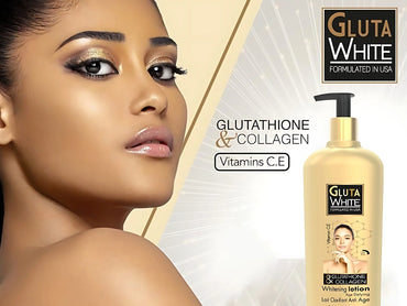 Buy Original Gluta White Glutathione and Collagen Whitening Lotion 250ml in Sri Lanka
