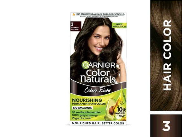 Garnier Color Naturals Darkest Brown 70ml + 60g - INDIA in Sri Lanka