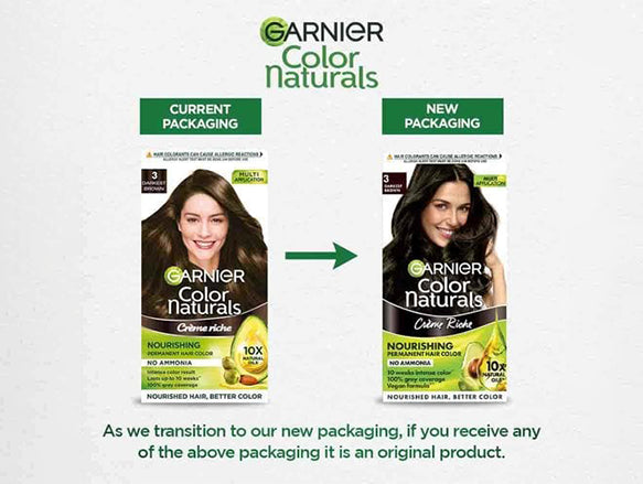 Garnier Color Naturals Darkest Brown 70ml + 60g - INDIA in Sri Lanka