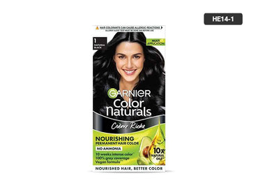 Garnier Natural Black Hair Color 70ml + 60g in Sri Lanka 