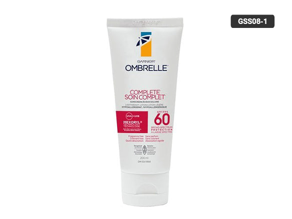 Garnier Ombrelle Complete Soin Complet Sunscreen SPF 60 200ml in Sri Lanka 