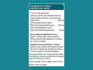 Genuine Health Omega3+ Joy 120 Softgels - CANADA in Sri Lanka