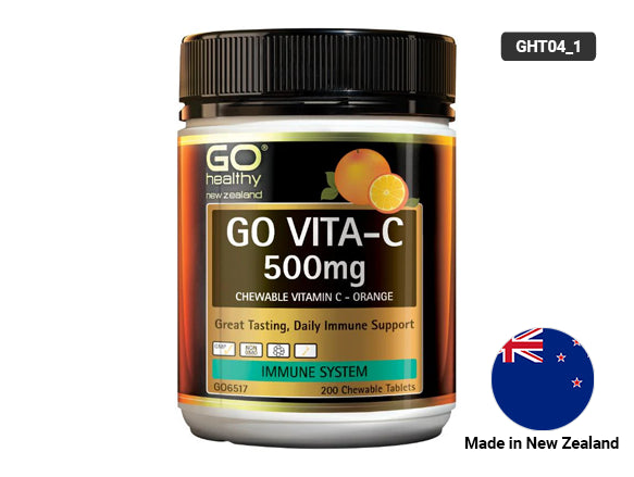 Go Healthy Go Vita-C 500mg 200 Chewable Tablets in Sri Lanka 