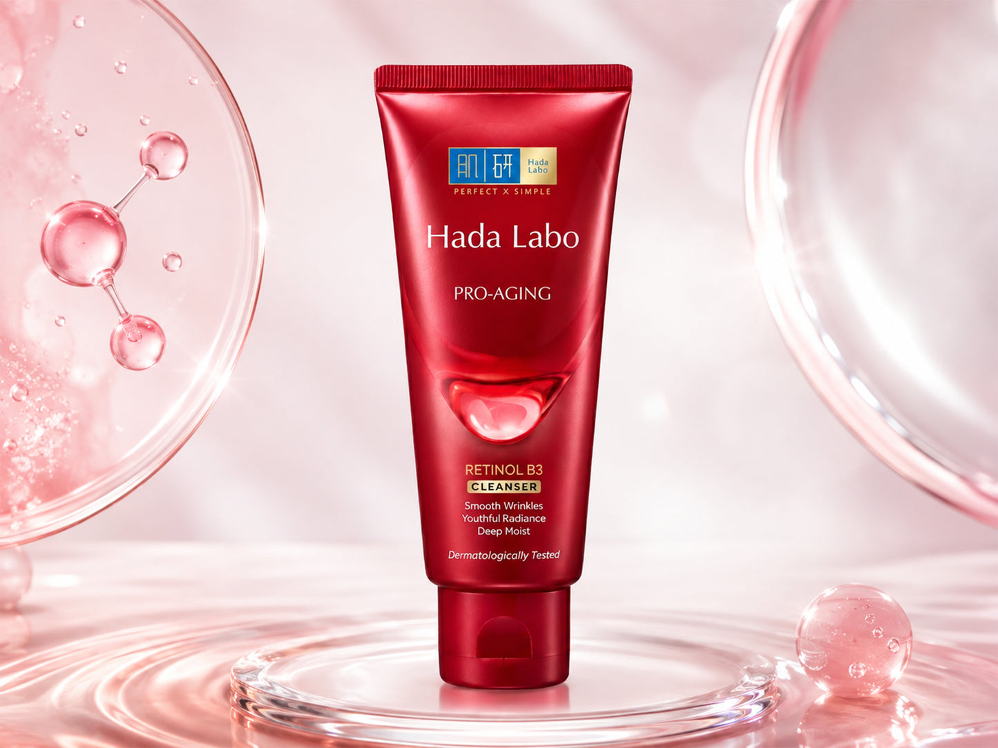 Hada Labo Intensive Anti Aging Facial Cleanser 80g