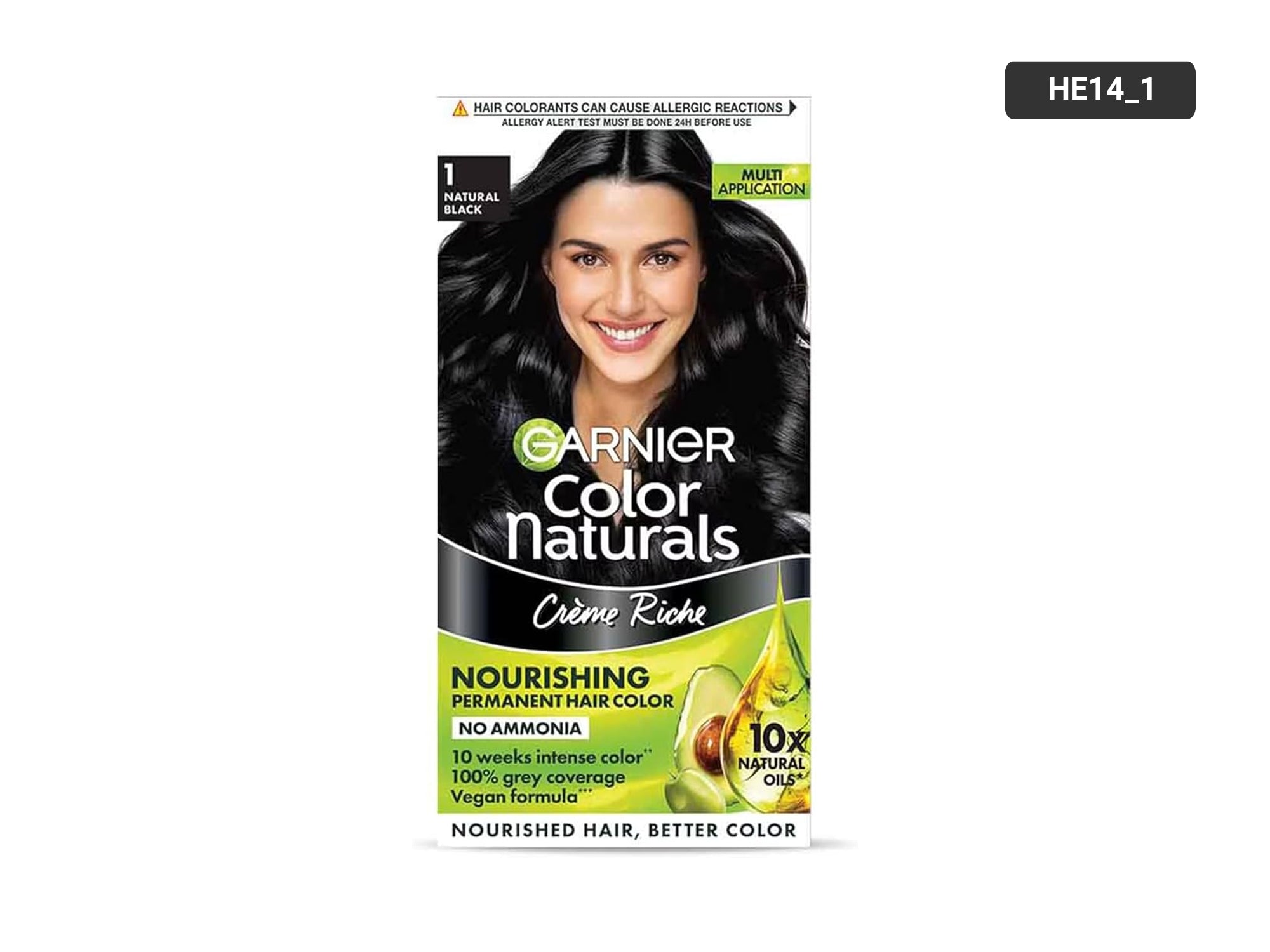 Garnier Natural Black Hair Color 70ml + 60g in Sri Lanka