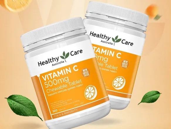 Healthy Care Vitamin C 500mg Chewable 500 Tablets - AUSTRALIA in Sri Lanka