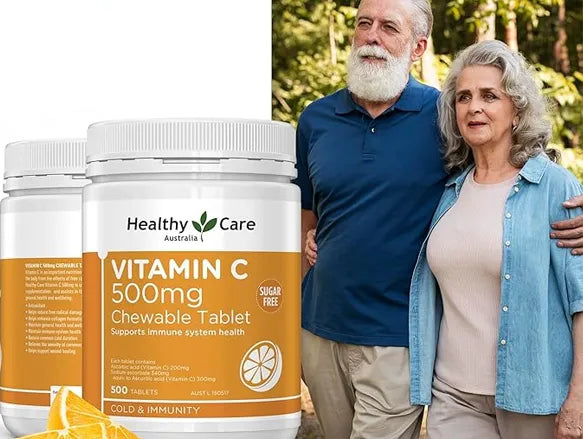 Healthy Care Vitamin C 500mg Chewable 500 Tablets - AUSTRALIA in Sri Lanka