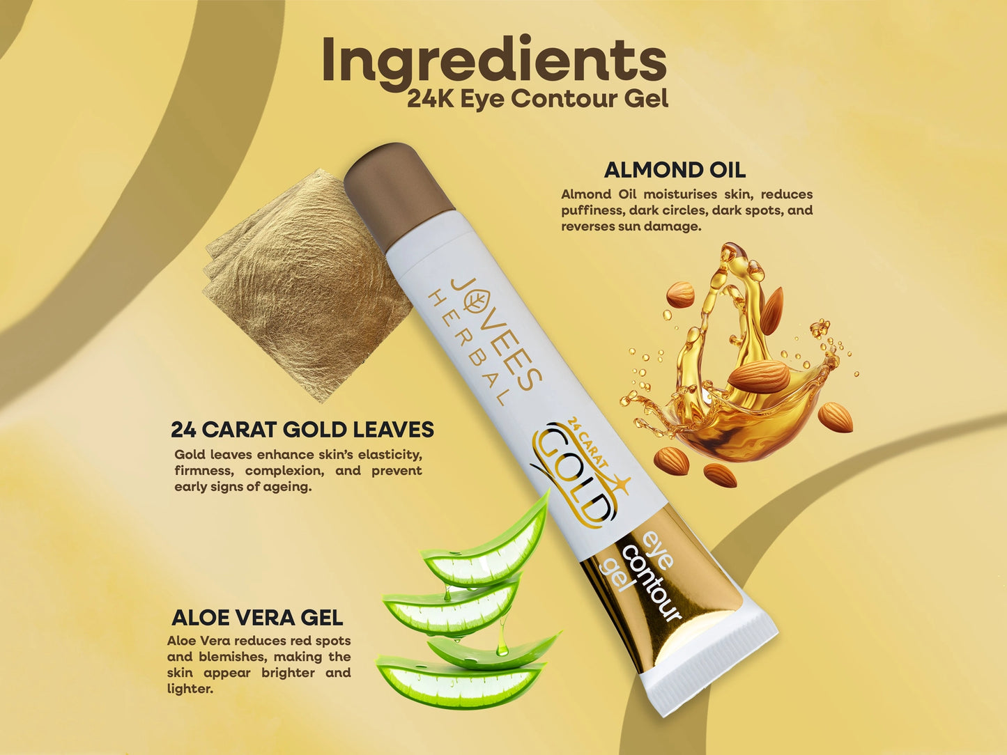 Jovees Gold Eye Contour Gel 20g in Sri Lanka