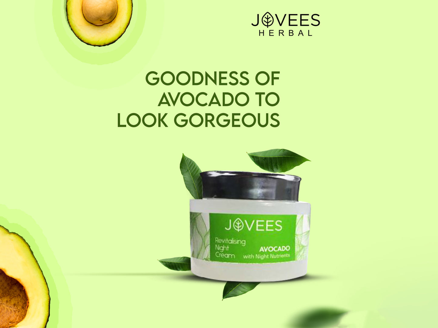 Jovees Herbal Avocado Revitalising Night Cream 50g in Sri Lanka