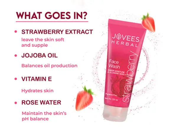 Jovees Herbal Strawberry Face Wash 120ml in Sri Lanka