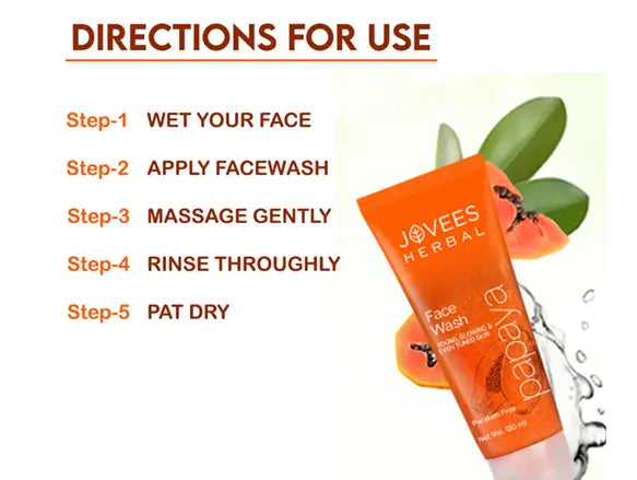 Jovees Herbal Papaya Face Wash 120ml in Sri Lanka