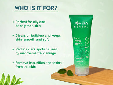Jovees Herbal Tea Tree Oil Control Face Wash 120ml in Sri Lanka
