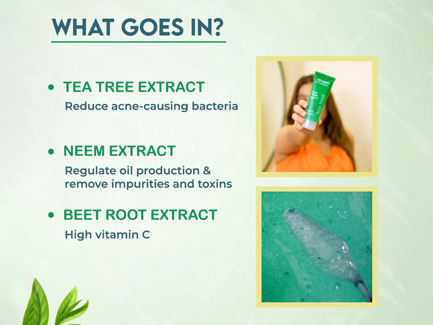 Jovees Herbal Tea Tree Oil Control Face Wash 120ml in Sri Lanka