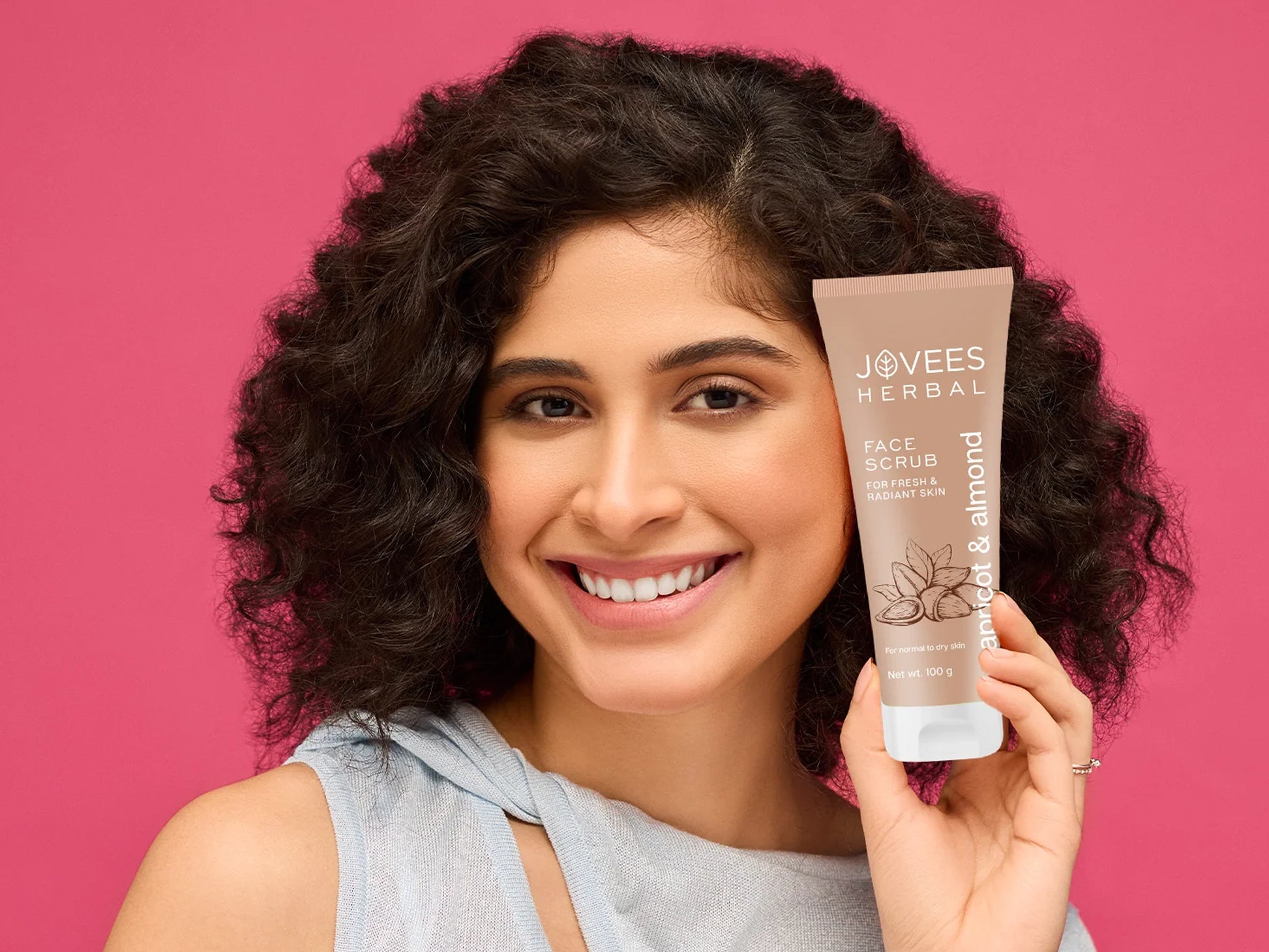 Jovees Herbal Apricot and Almond Face Scrub 100g in Sri Lanka