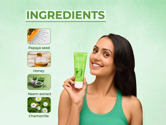 Jovees Herbal Papaya and Honey Face Scrub 100g in Sri Lanka