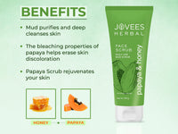 Jovees Herbal Papaya and Honey Face Scrub 100g in Sri Lanka