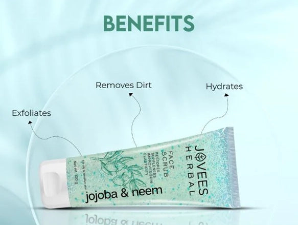 Jovees Herbal Jojoba and Neem Face Scrub 100g