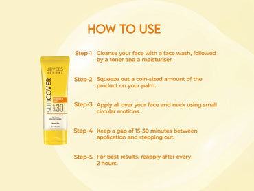 Jovees Sandalwood Natural Sun Cover SPF 30 100g in Sri Lanka