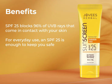 Jovees Herbal Sunscreen Fairness Gel SPF 25 50g in Sri Lanka