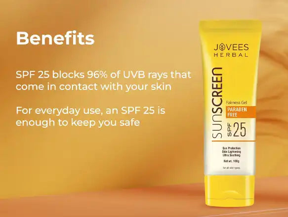 Jovees Herbal Sunscreen Fairness Gel SPF 25 50g