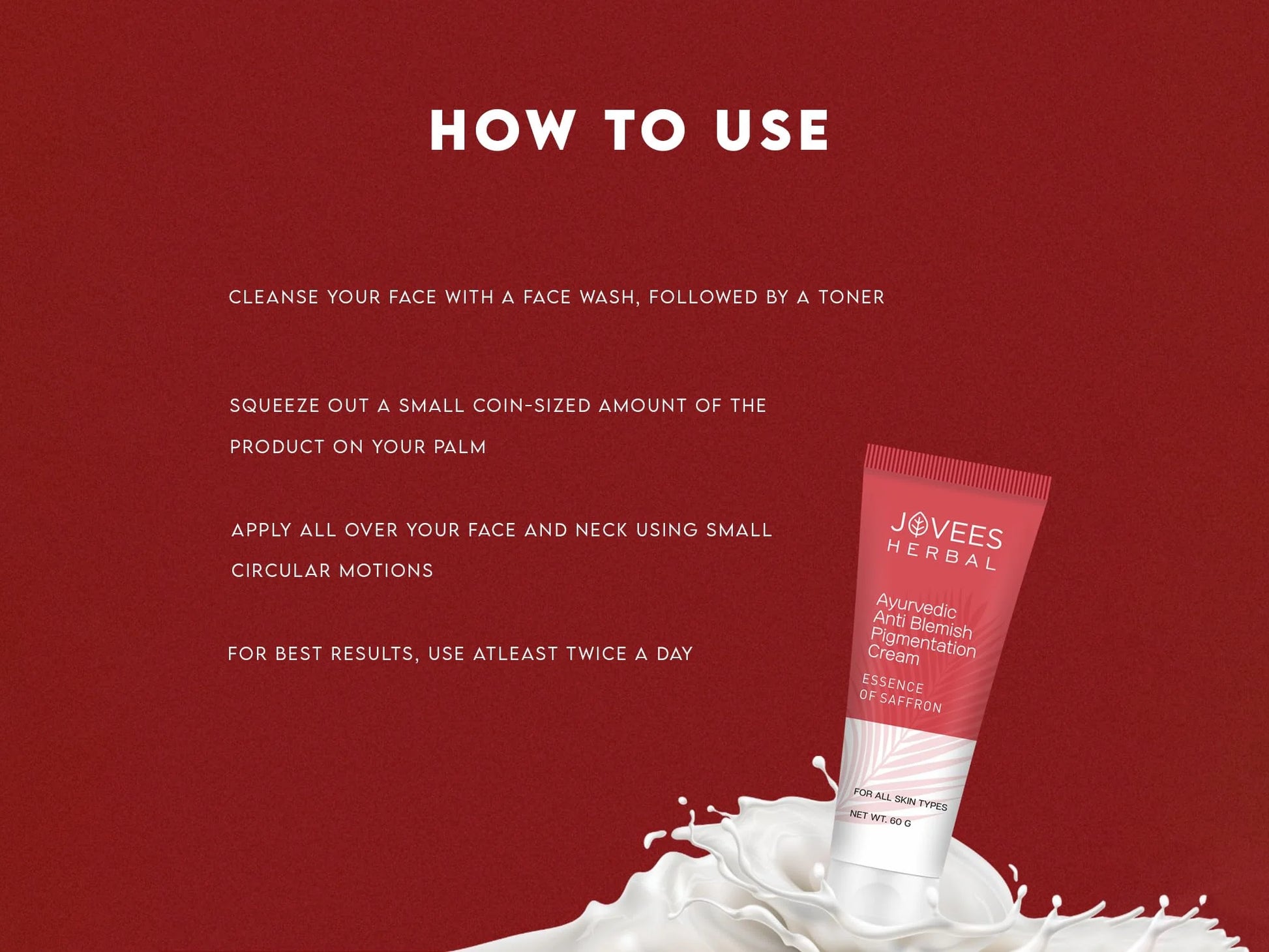 Jovees Herbal Anti Blemish Pigmentation Cream 60g in Sri Lanka