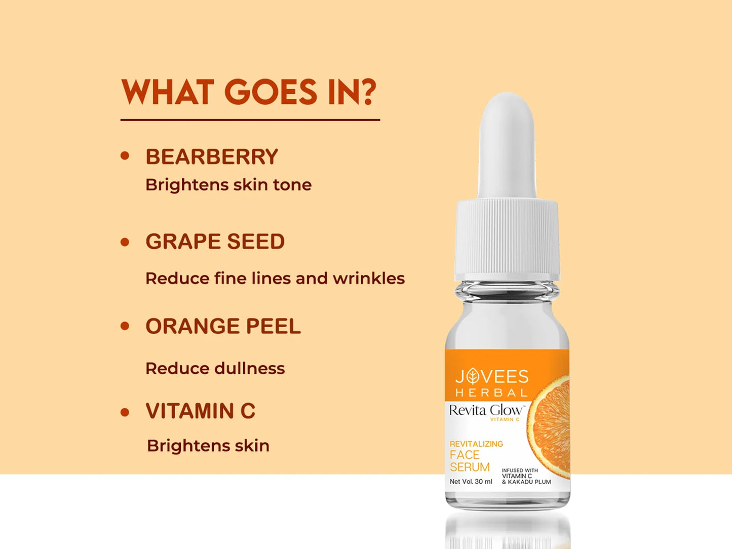 Jovees Herbal Revita Glow Vitamin C Face Serum 30ml in Sri Lanka
