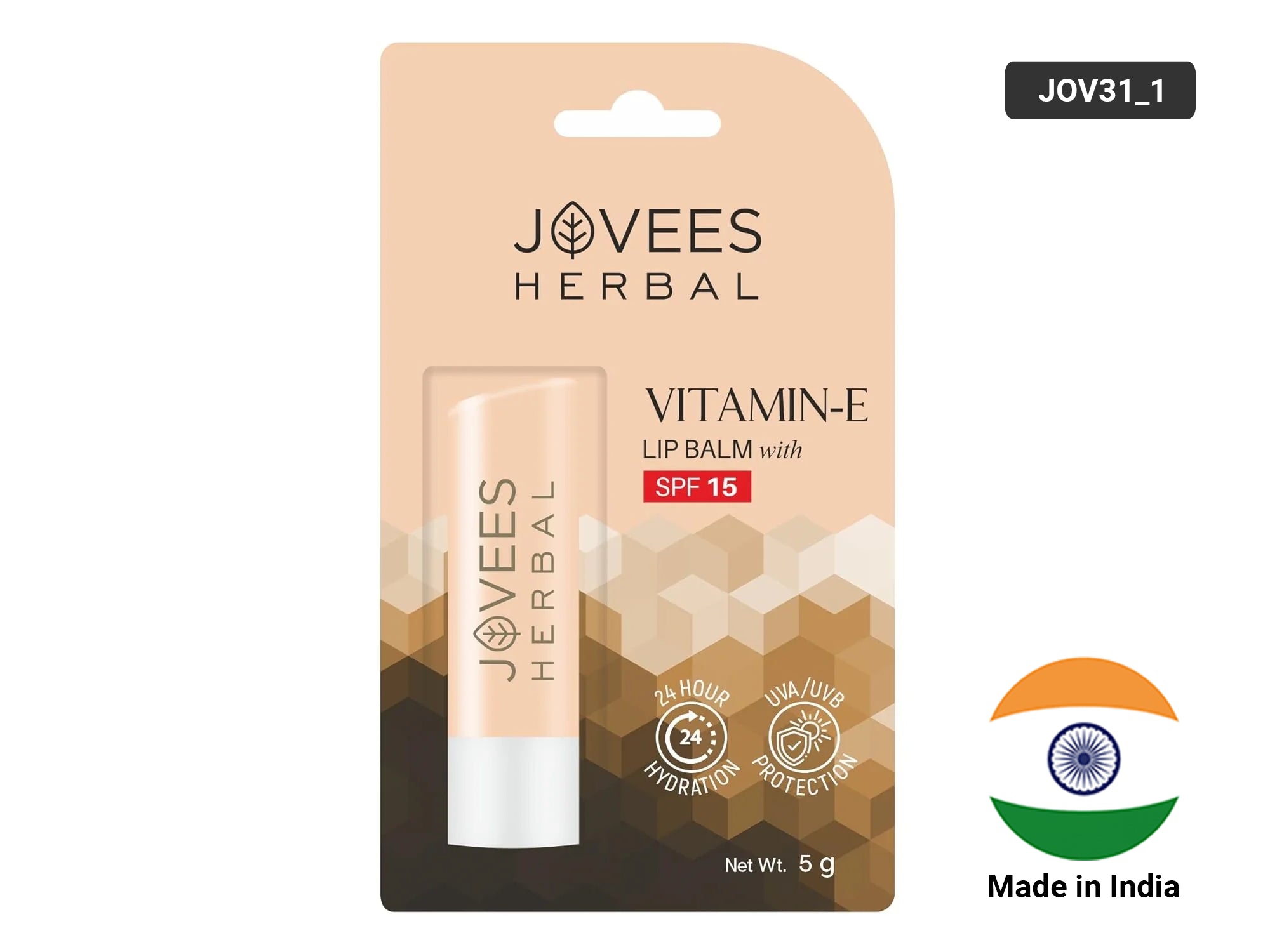 Jovees Herbal Vitamin E Lip Balm SPF 15 5g in Sri Lanka