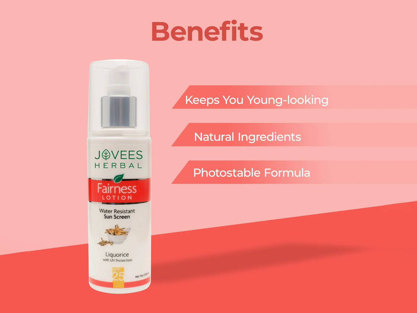 Jovees Sun Screen Fairness Lotion SPF 25+ 100ml