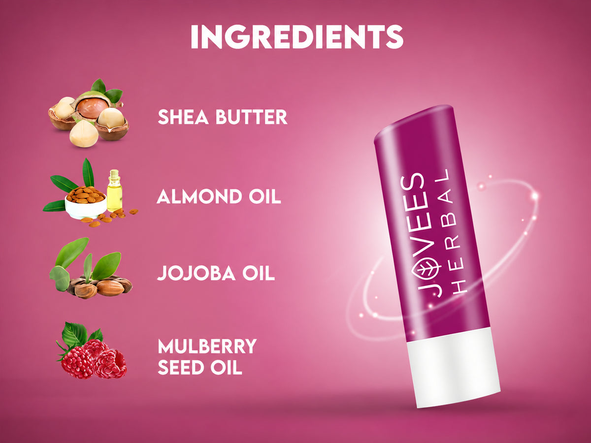 Jovees Berry Lip Balm with Hyaluronic Acid 5g in Sri Lanka