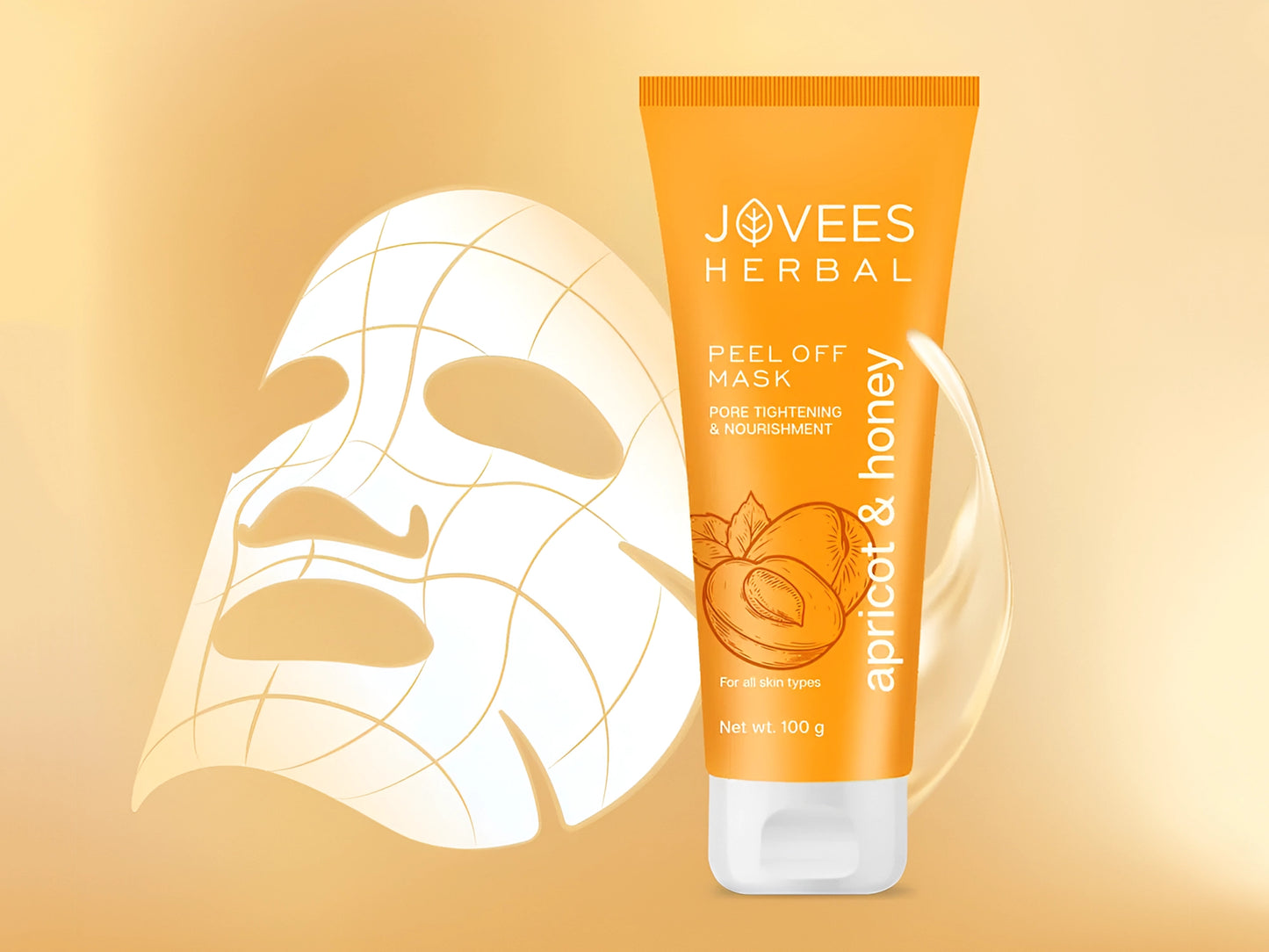 Jovees Apricot and Honey Peel Off Mask 100g in Sri Lanka