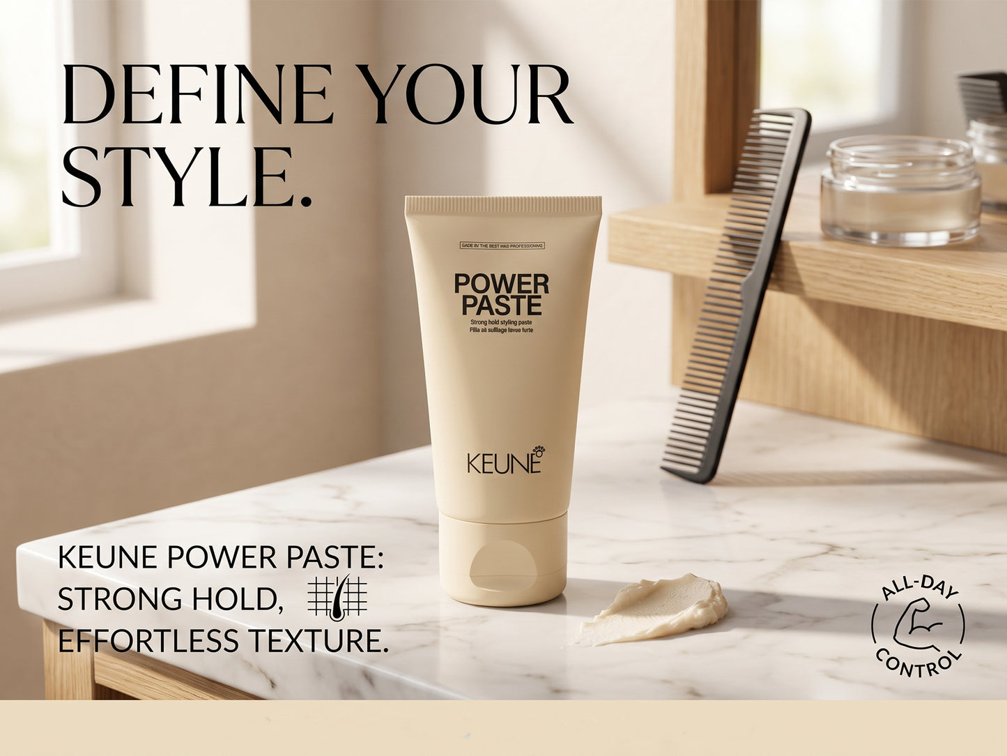 Keune Strong Hold Hair Paste Matte Travel 50ml