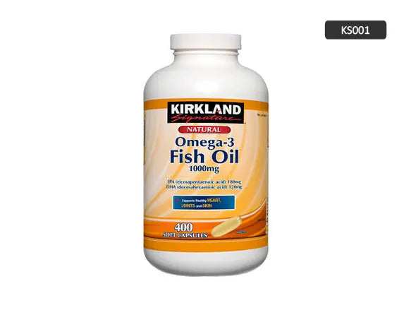 Kirkland Natural Omega-3 Fish Oil 1000mg 400 Soft Capsules in Sri Lanka