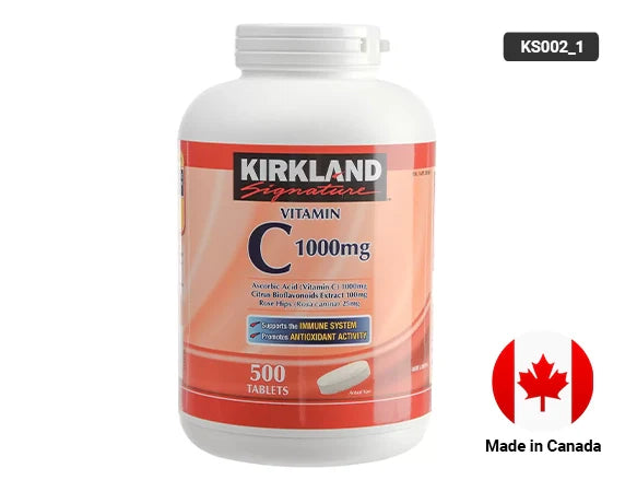 Kirkland Signature Vitamin C 1000 mg 500 Tablets in Sri Lanka