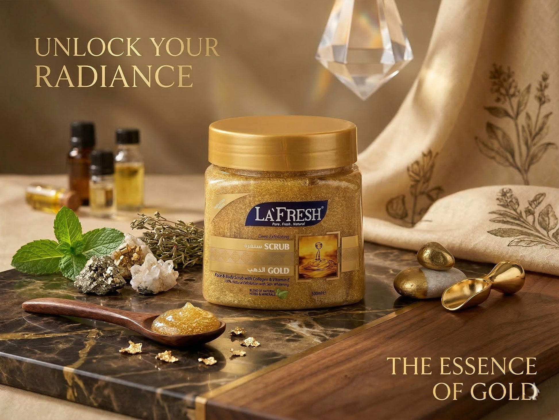 La Fresh Gold Scrub 500ml in Sri Lanka