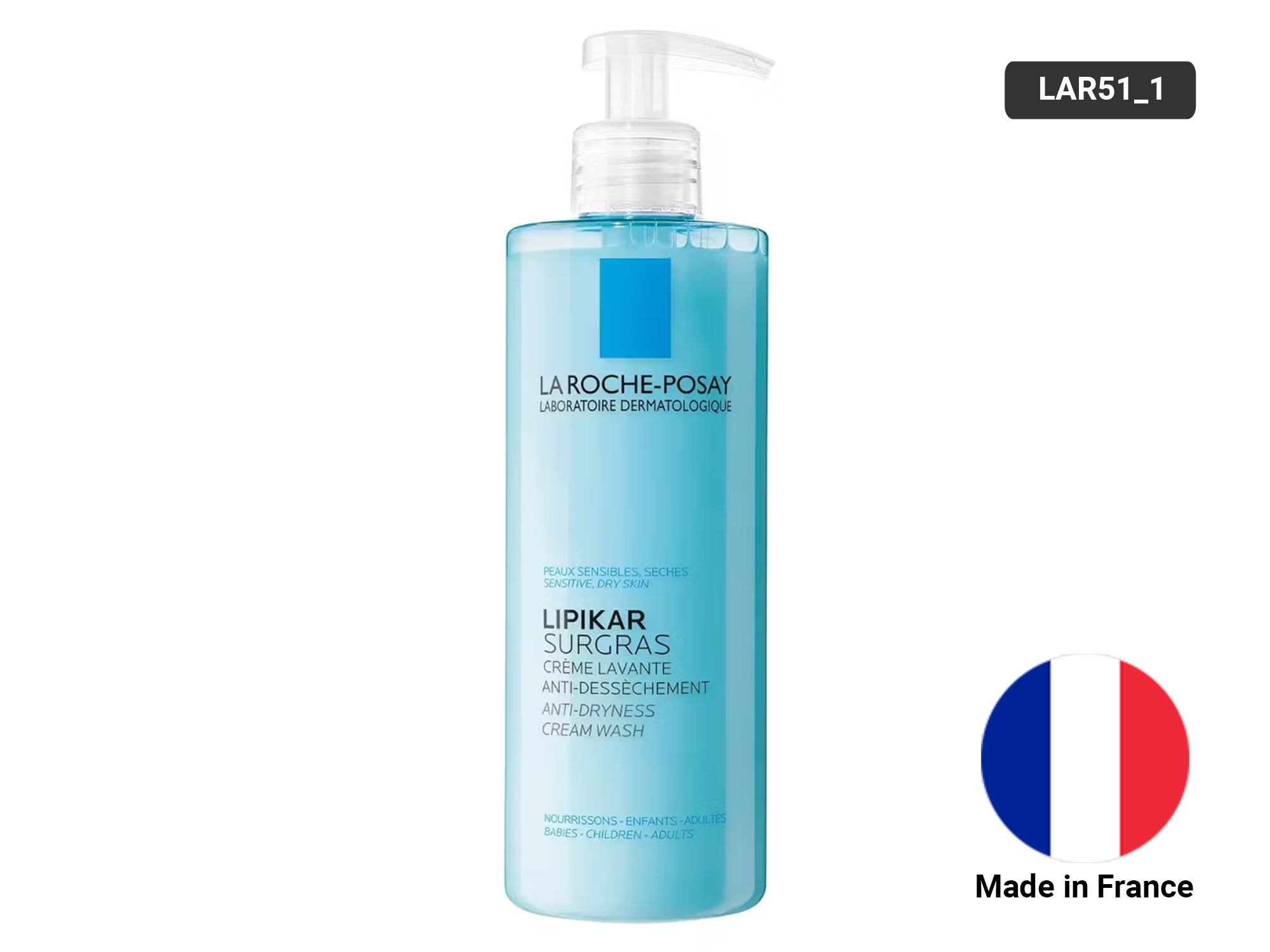 La Roche Posay Lipikar Surgras Anti-Dryness Cream Wash 400ml in Sri Lanka