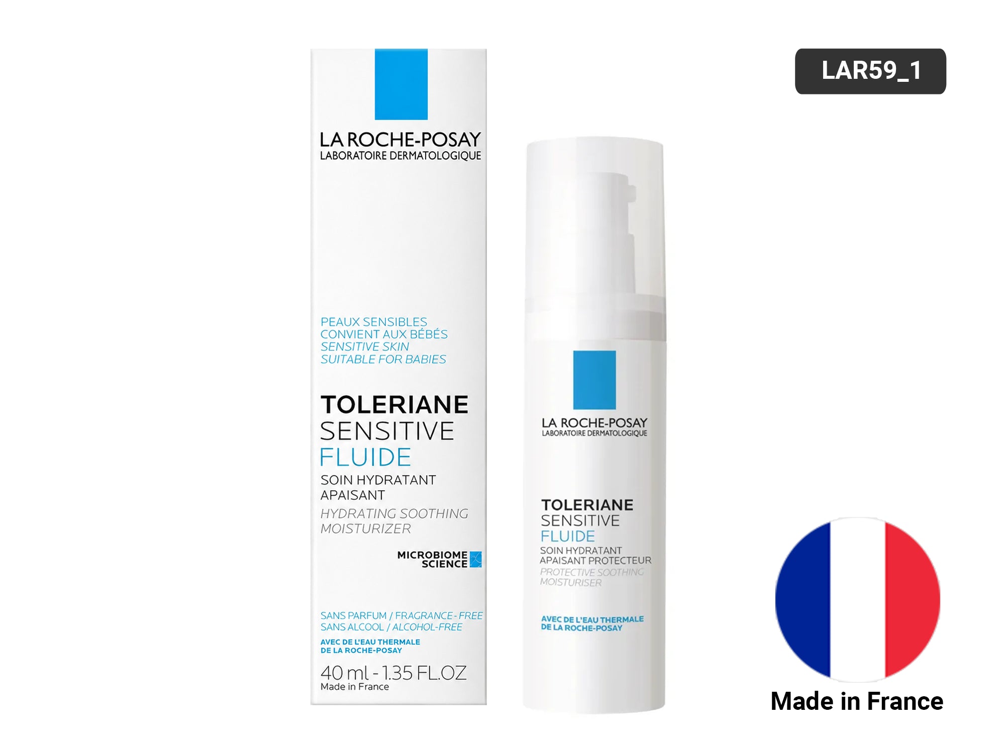 La Roche Posay Toleriane Sensitive Fluid Moisturizer 40mlin Sri Lanka