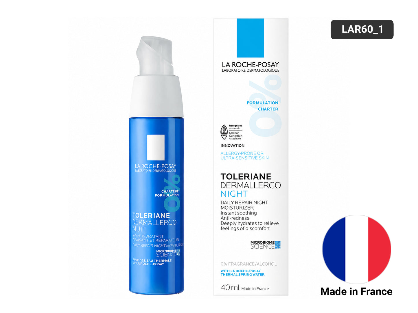 La Roche Posay Toleriane Dermallergo Night Moisturizer 40ml