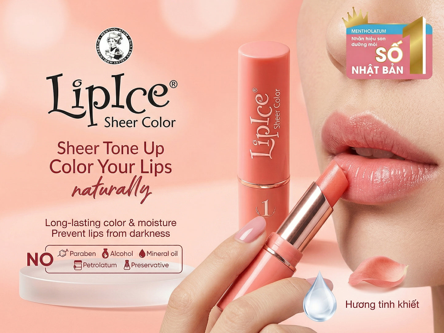 LipIce Sheer Color Natural Lip Balm 2.4g in Sri Lanka