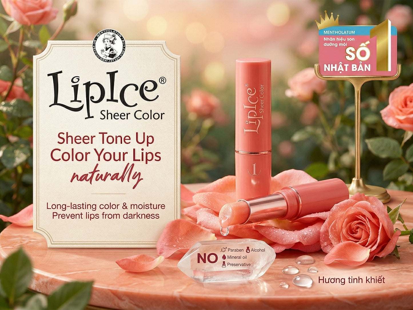 LipIce Sheer Color Natural Lip Balm 2.4g in Sri Lanka